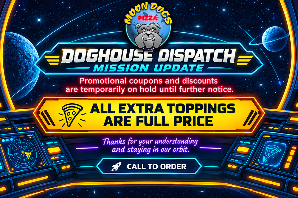 TEMPORARY PRICING UPDATE